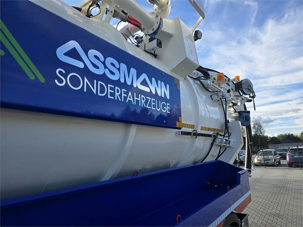 Camion hydrocureur MAN ASSMANN ADR KOMBI FOR CLEANING CANALS WUKO: photos 16