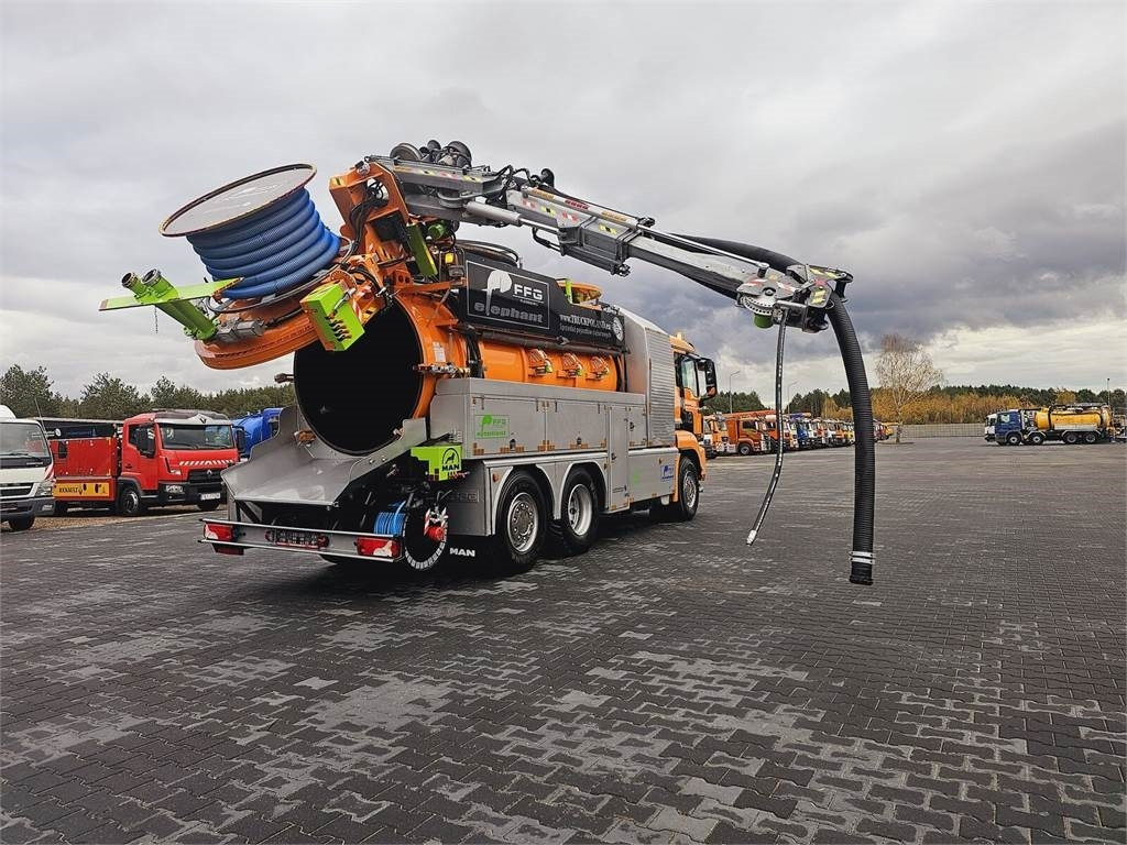 MAN FFG ELEPHANT WUKO COMBI FOR DUCT CLEANING - Camion hydrocureur: photos 1 MAN FFG ELEPHANT WUKO COMBI FOR DUCT CLEANING - Camion hydrocureur: photos 1