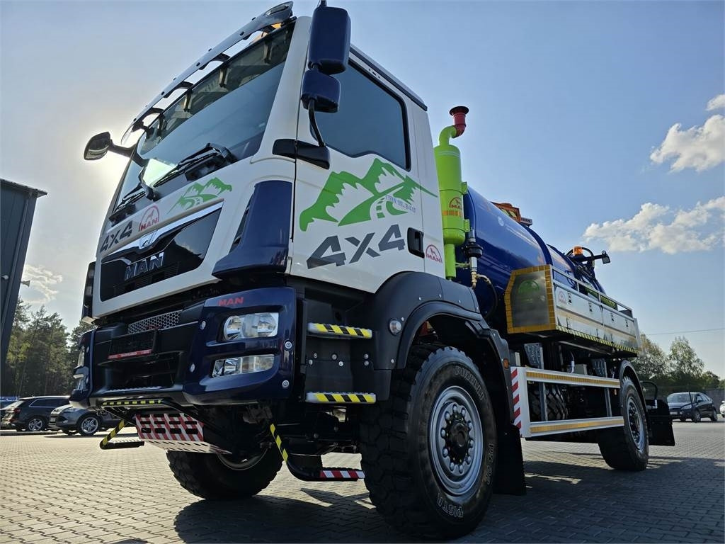 Camion hydrocureur MAN TGM 4x4 GAMON PW8 for collecting liquid waste sepa: photos 10