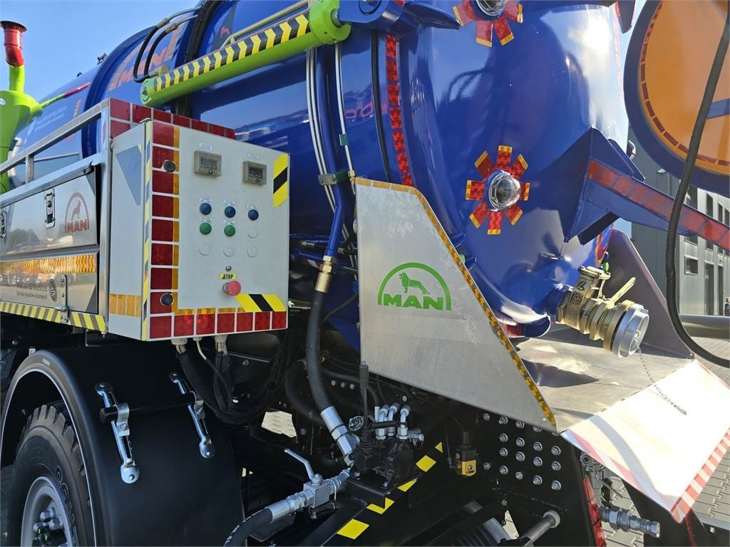 Camion hydrocureur MAN TGM 4x4 GAMON PW8 for collecting liquid waste sepa: photos 18