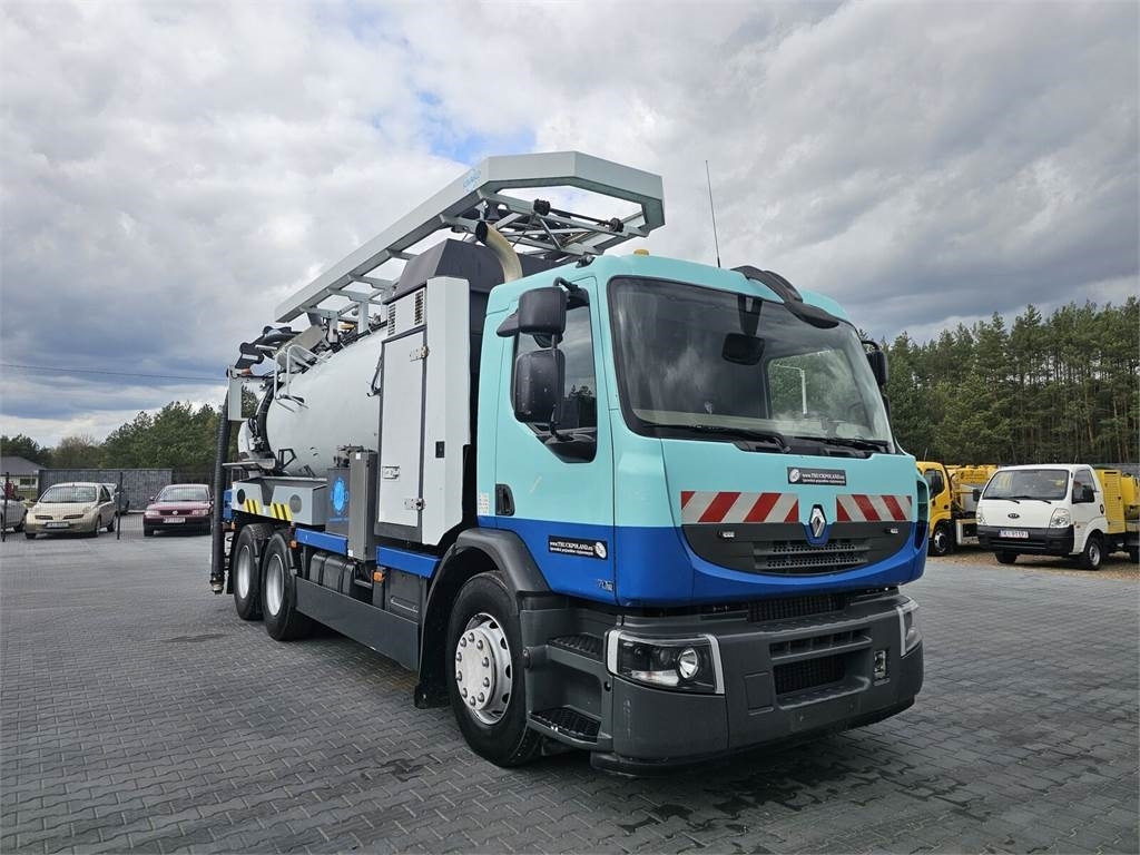 Renault 6x4 WUKO RIVARD RECYTLING for collecting liquid wa - Camion hydrocureur: photos 1 Renault 6x4 WUKO RIVARD RECYTLING for collecting liquid wa - Camion hydrocureur: photos 1
