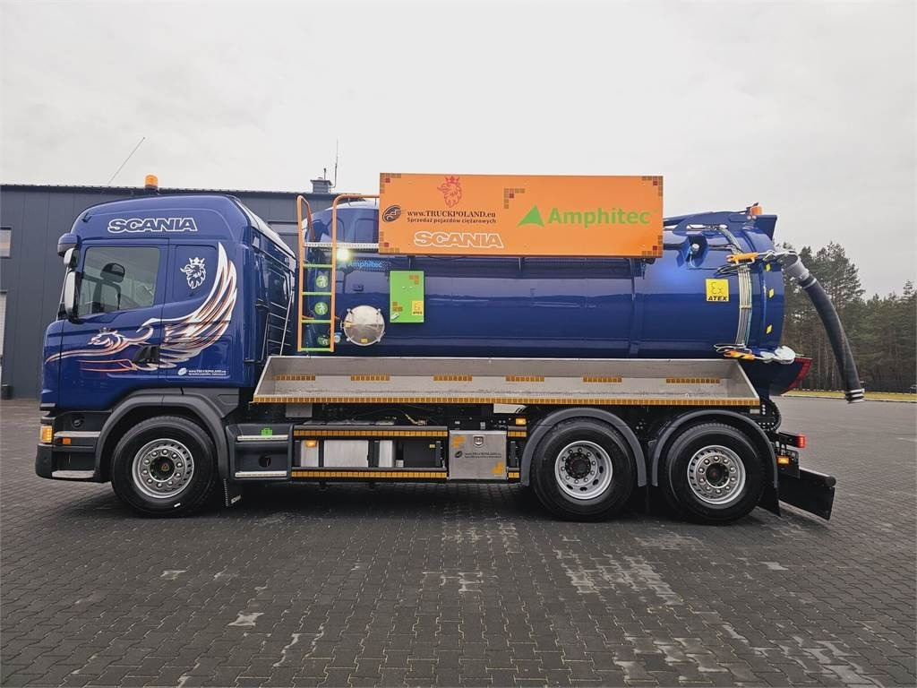 Scania Amphitec VORTEX ATEX EURO 6 vacuum suction loader - Camion hydrocureur: photos 3 Scania Amphitec VORTEX ATEX EURO 6 vacuum suction loader - Camion hydrocureur: photos 3