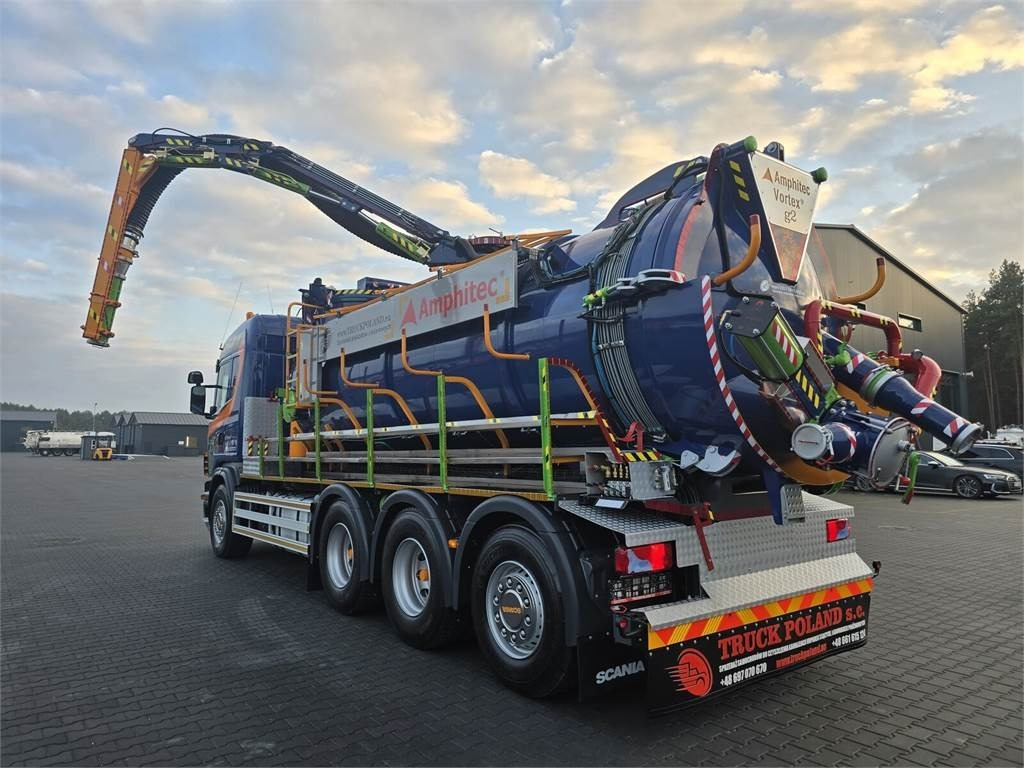 Camion hydrocureur Scania Amphitec VORTEX G2 ATEX suction and blowing vacuum: photos 25