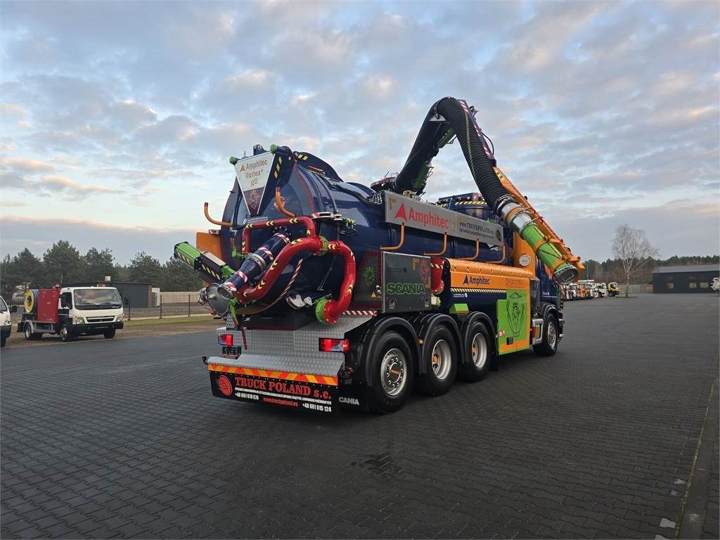 Camion hydrocureur Scania Amphitec VORTEX G2 ATEX suction and blowing vacuum: photos 30
