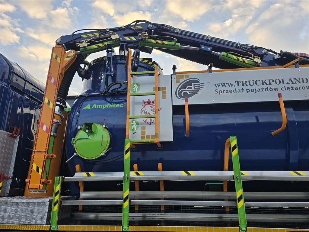 Camion hydrocureur Scania Amphitec VORTEX G2 ATEX suction and blowing vacuum: photos 11