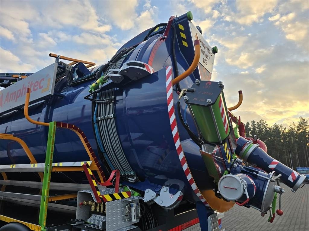 Camion hydrocureur Scania Amphitec VORTEX G2 ATEX suction and blowing vacuum: photos 17