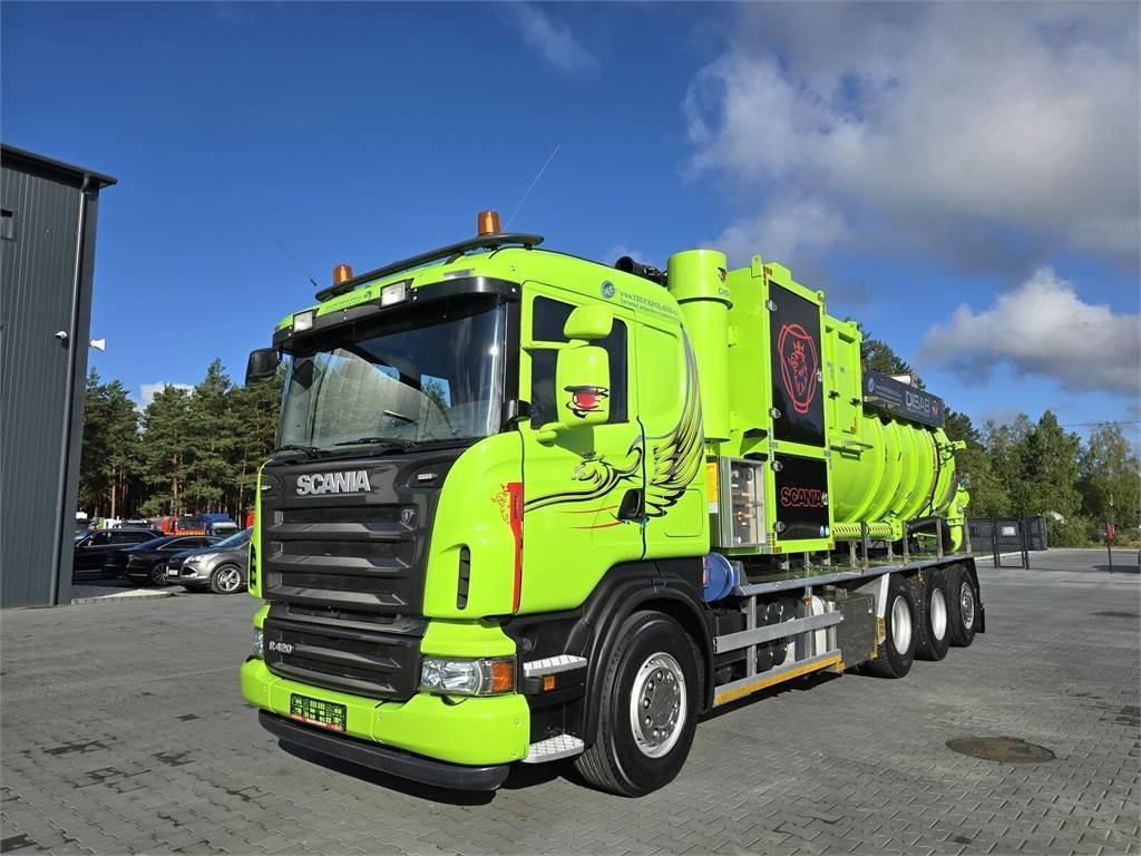 Scania Disab Centurion P210/9 Suction-blowing vacuum load - Camion hydrocureur: photos 3 Scania Disab Centurion P210/9 Suction-blowing vacuum load - Camion hydrocureur: photos 3