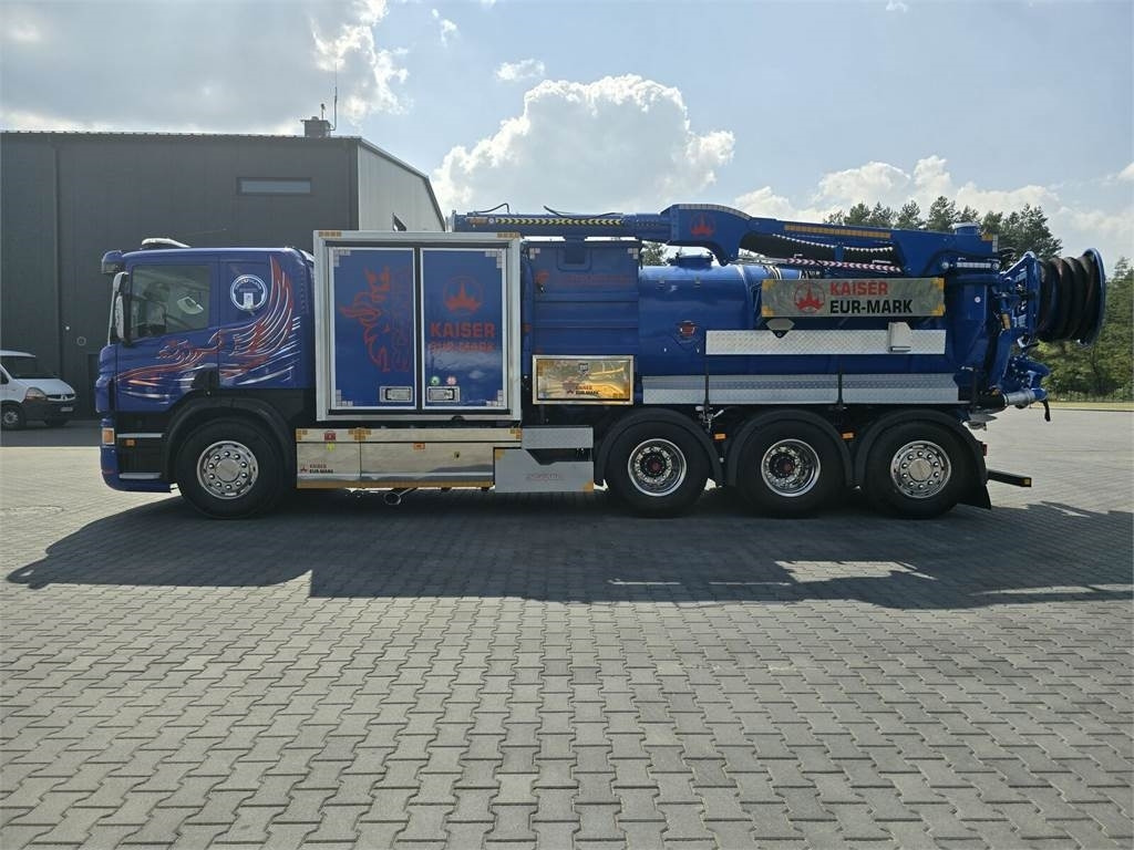 Scania KAISER EUR-MARK PL 8 Vacuum suction-blowing loader - Camion hydrocureur: photos 4 Scania KAISER EUR-MARK PL 8 Vacuum suction-blowing loader - Camion hydrocureur: photos 4