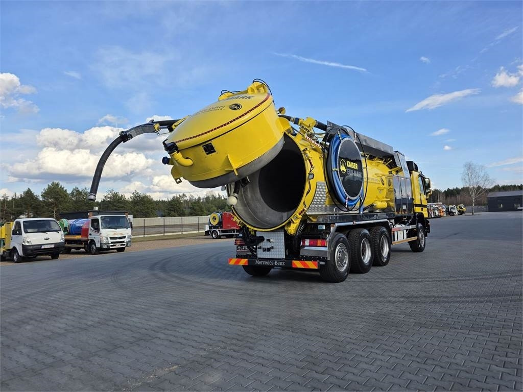 Véhicule de voirie/ Spécial Mercedes-Benz WUKO KAISER EUR-MARK PKL 10.10 FOR CLEANING SEWAGE: photos 31