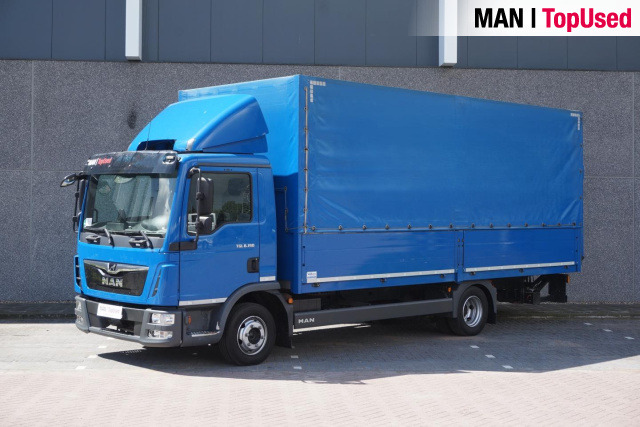 MAN TGL 8.190 4X2 BL / LBW / 38m3 - Camion plateau: photos 1 MAN TGL 8.190 4X2 BL / LBW / 38m3 - Camion plateau: photos 1