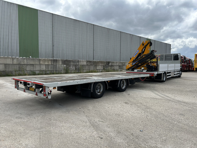 DAF LF 320 FA 19T + Burg BPM 0018 Trailer / Effer 175.2/c3s Crane / NL Combi - Camion plateau, Camion grue: photos 3 DAF LF 320 FA 19T + Burg BPM 0018 Trailer / Effer 175.2/c3s Crane / NL Combi - Camion plateau, Camion grue: photos 3