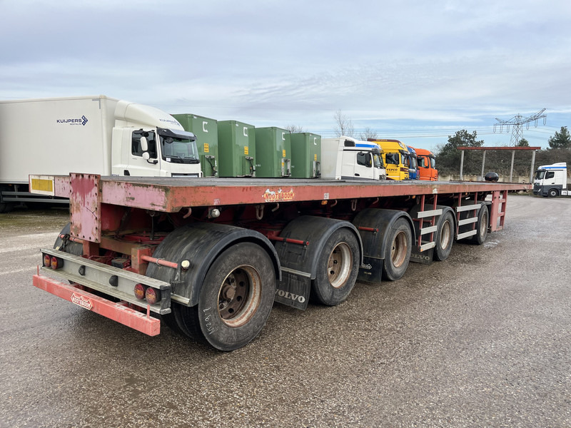 Nooteboom OVB-90-05 / 5 axle 12 Ton Hydraulic / BPW Drum / Ballast Trailer - Semi-remorque plateau: photos 2 Nooteboom OVB-90-05 / 5 axle 12 Ton Hydraulic / BPW Drum / Ballast Trailer - Semi-remorque plateau: photos 2