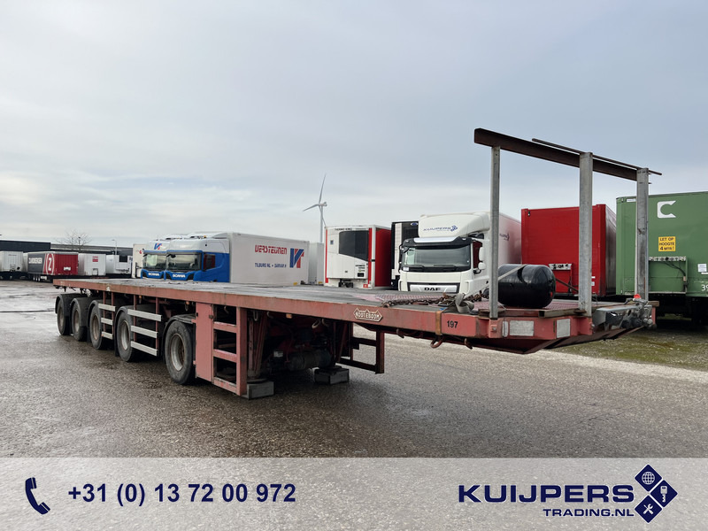 Nooteboom OVB-90-05 / 5 axle 12 Ton Hydraulic / BPW Drum / Ballast Trailer - Semi-remorque plateau: photos 1 Nooteboom OVB-90-05 / 5 axle 12 Ton Hydraulic / BPW Drum / Ballast Trailer - Semi-remorque plateau: photos 1