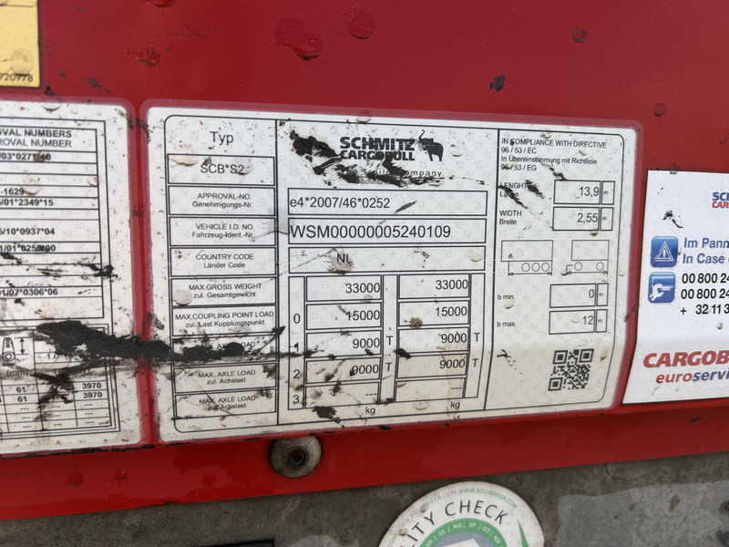 Schmitz Cargobull SCB S2 / Box Trailer / Disk / APK TUV 10-26 - Semi-remorque fourgon: photos 5 Schmitz Cargobull SCB S2 / Box Trailer / Disk / APK TUV 10-26 - Semi-remorque fourgon: photos 5