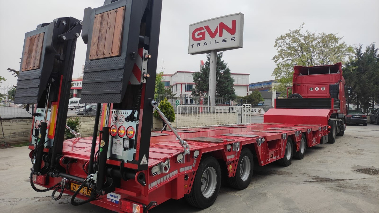 GVN Trailer 4 AXLE LOWBED WITH WHEEL RECESSES - Semi-remorque surbaissé: photos 4 GVN Trailer 4 AXLE LOWBED WITH WHEEL RECESSES - Semi-remorque surbaissé: photos 4