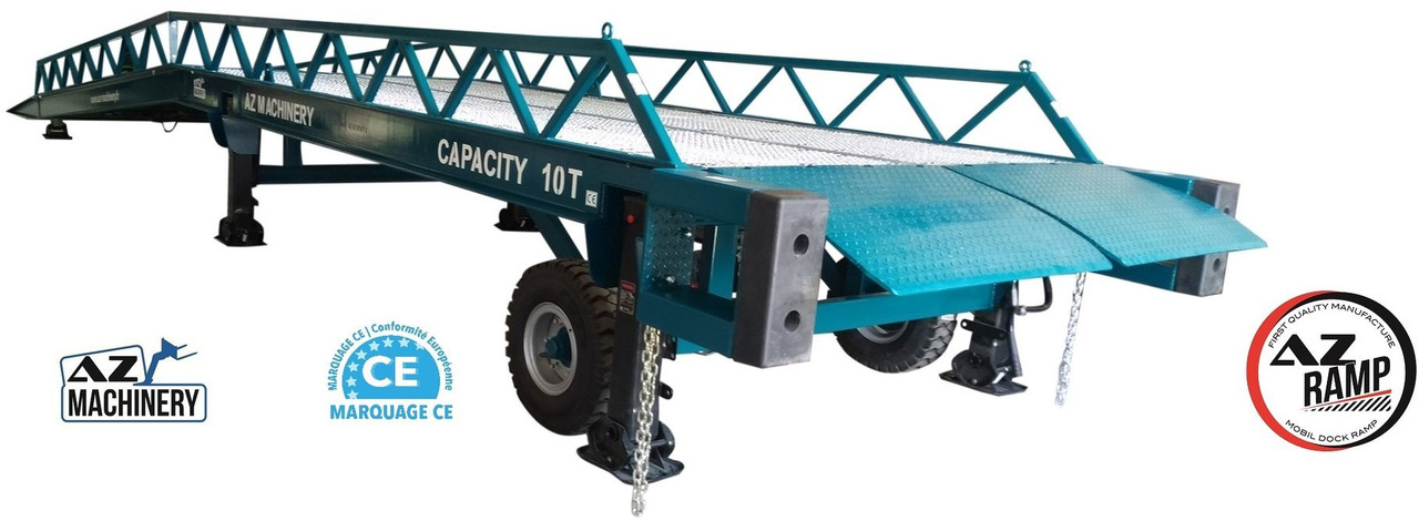 Rampe de chargement neuf Loading Ramp with with electro hydraulic tilting bridge - AZ RAMP - STAR- 12T-ZR-LLO-E: photos 1