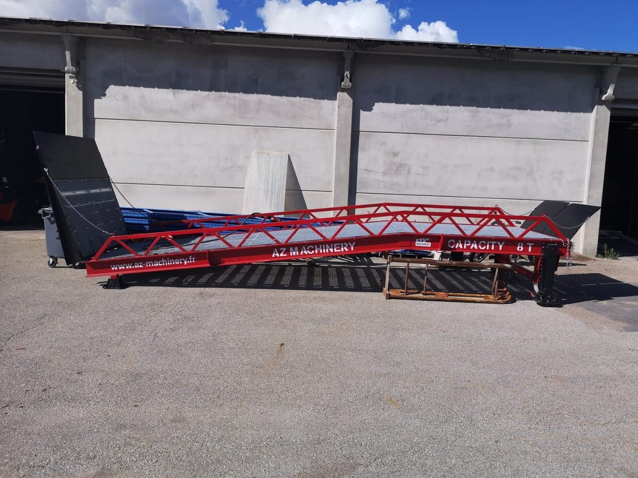 Rampe de chargement neuf Loading Ramp with with hydraulic tilting bridge -  AZ RAMP - STAR- 10T. 10 ton capacity: photos 12