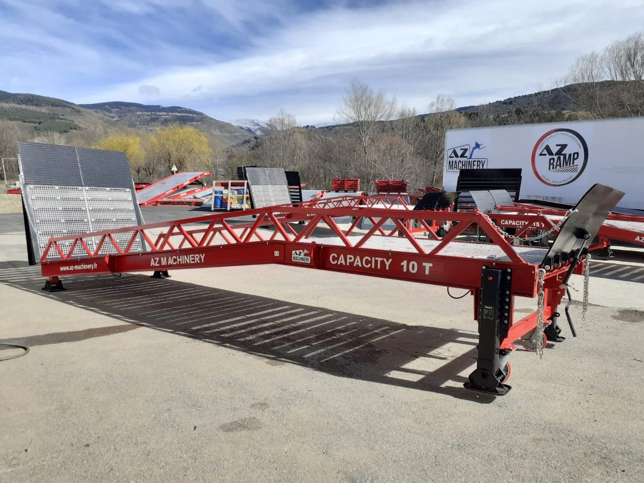 Rampe de chargement neuf Loading Ramp with with hydraulic tilting bridge -  AZ RAMP - STAR- 10T. 10 ton capacity: photos 17