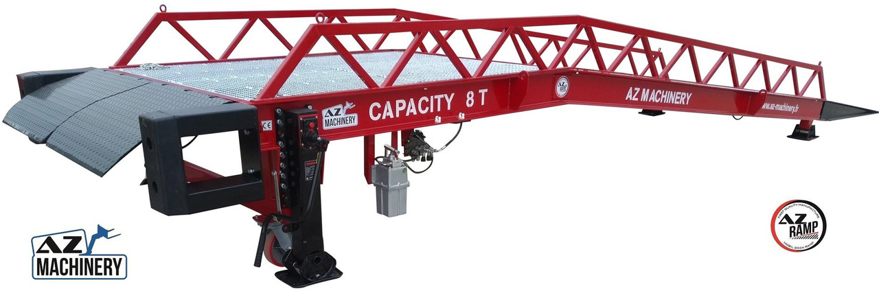 Loading Ramp with with hydraulic tilting bridge - AZ RAMP - STAR- 12T-ZR. 12 ton - Rampe de chargement: photos 1 Loading Ramp with with hydraulic tilting bridge - AZ RAMP - STAR- 12T-ZR. 12 ton - Rampe de chargement: photos 1