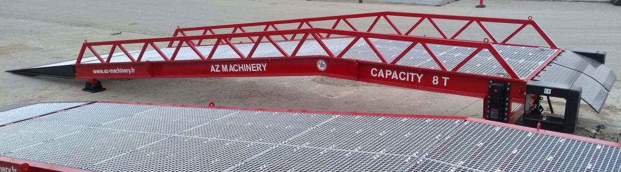 Loading Ramp with with hydraulic tilting bridge - AZ RAMP - STAR- 12T-ZR. 12 ton - Rampe de chargement: photos 3 Loading Ramp with with hydraulic tilting bridge - AZ RAMP - STAR- 12T-ZR. 12 ton - Rampe de chargement: photos 3