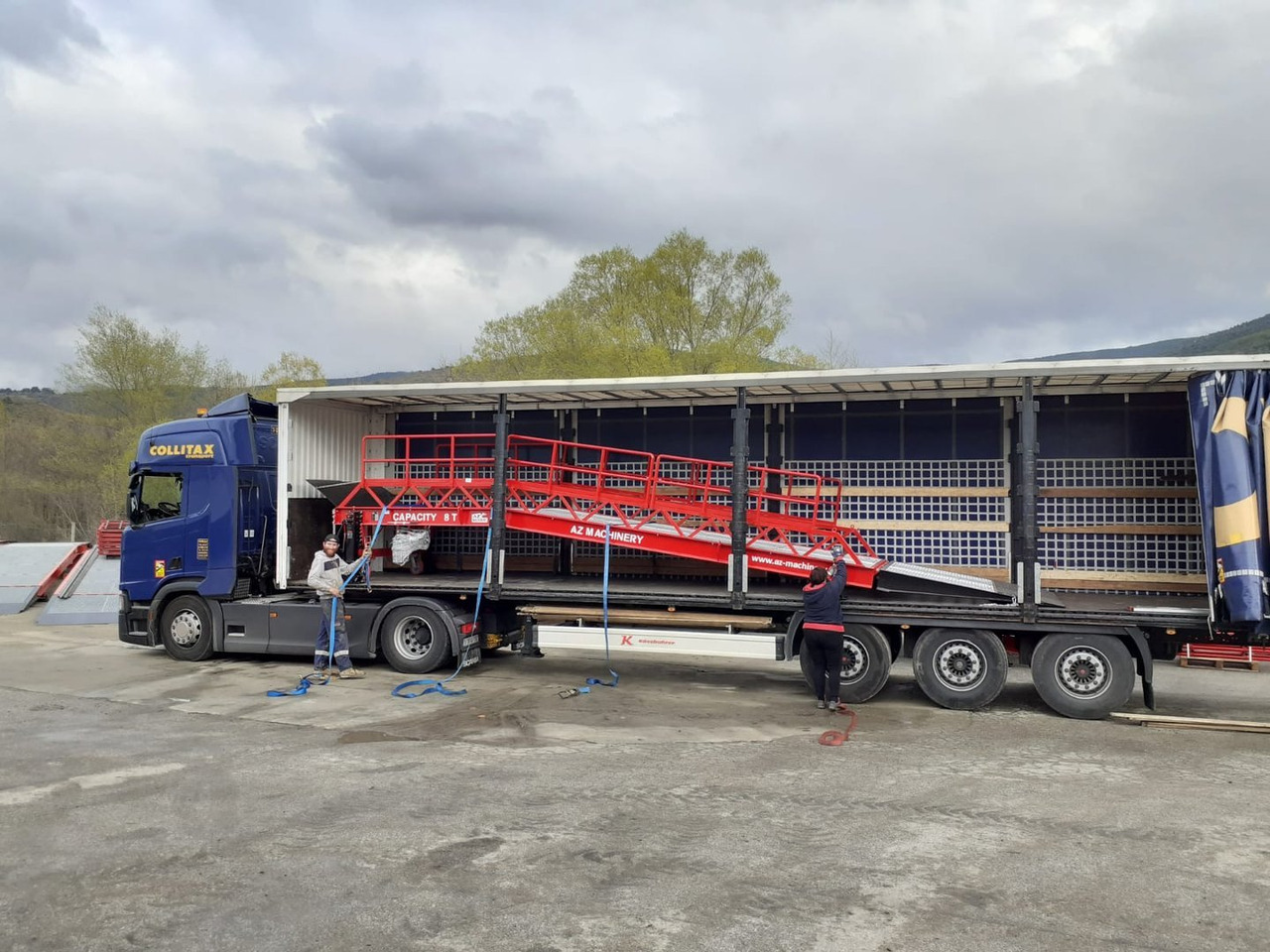 Rampe de chargement neuf Loading Ramp with with hydraulic tilting bridge -  AZ RAMP - STAR-RL- 10T. 10 ton capacity: photos 15