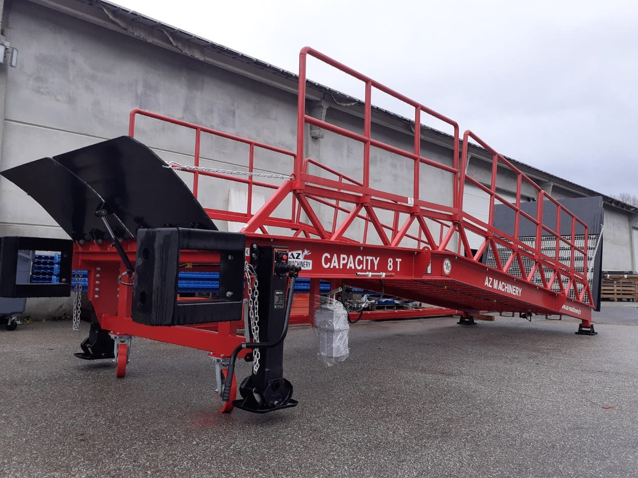 Rampe de chargement neuf Loading Ramp with with hydraulic tilting bridge -  AZ RAMP - STAR-RL- 10T. 10 ton capacity: photos 7