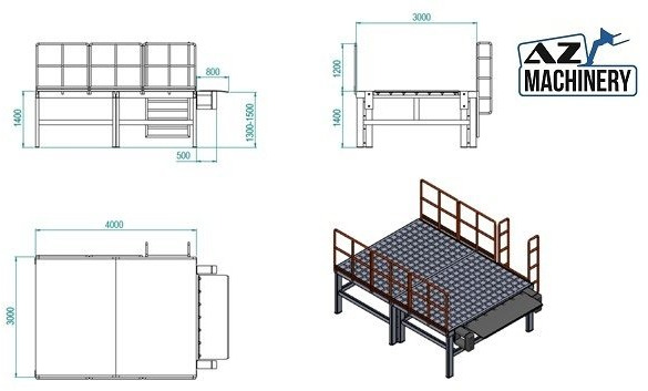 Loading dock Table AZ RAMP-DISPATCH 3-4 ZR-6T-180 ° - Rampe de chargement: photos 2 Loading dock Table AZ RAMP-DISPATCH 3-4 ZR-6T-180 ° - Rampe de chargement: photos 2