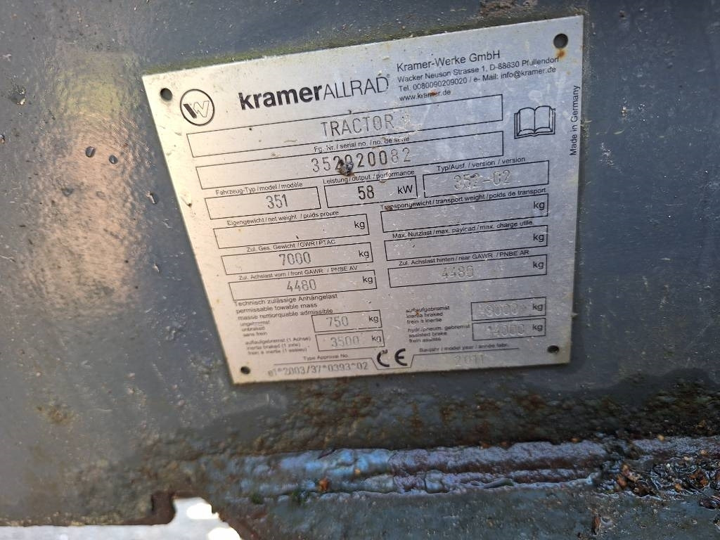 Chargeuse sur pneus Kramer-allrad 780: photos 40