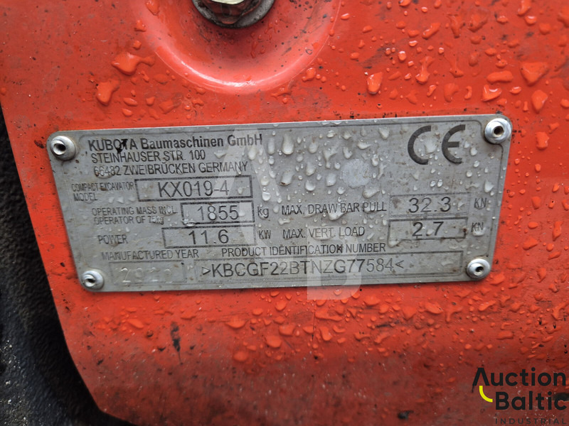 Mini pelle Kubota KX 019-4: photos 19 Mini pelle Kubota KX 019-4: photos 19