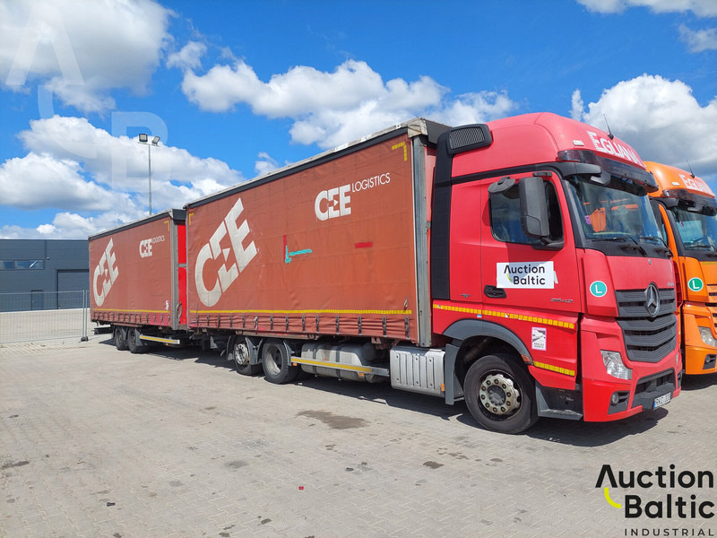 Mercedes-Benz Actros 2542 L - Camion à rideaux coulissants: photos 1 Mercedes-Benz Actros 2542 L - Camion à rideaux coulissants: photos 1