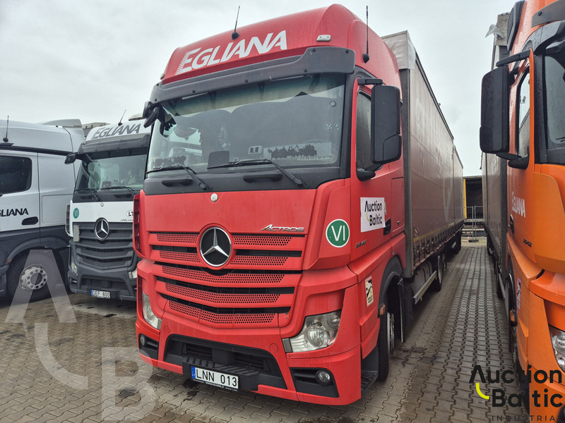 Mercedes-Benz Actros 2542 L - Camion à rideaux coulissants: photos 1 Mercedes-Benz Actros 2542 L - Camion à rideaux coulissants: photos 1