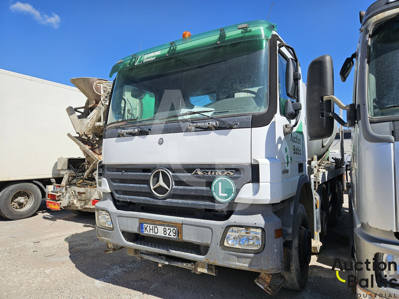 Mercedes-Benz Actros 4141 B - Pompe à béton stationnaire: photos 2 Mercedes-Benz Actros 4141 B - Pompe à béton stationnaire: photos 2