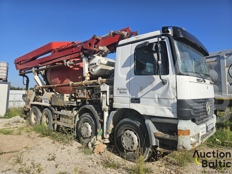 Mercedes-Benz Actros - Pompe à béton stationnaire: photos 2 Mercedes-Benz Actros - Pompe à béton stationnaire: photos 2