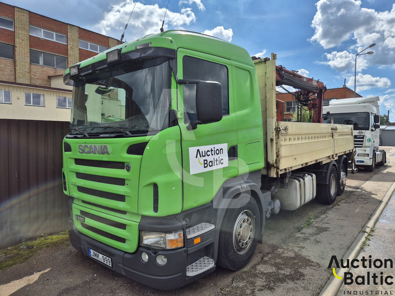 Scania R 420 - Camion plateau, Camion grue: photos 1 Scania R 420 - Camion plateau, Camion grue: photos 1