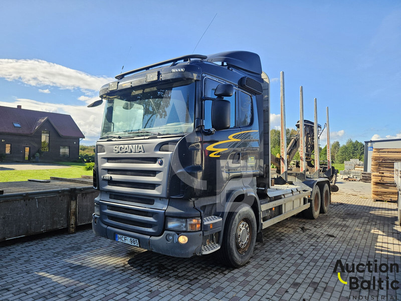 Scania R 480 LA - Remorque forestière: photos 1 Scania R 480 LA - Remorque forestière: photos 1