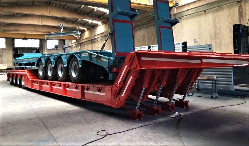 AME 100 Ton, Front Loading 4 Axle Lowbed Semi Trailer - Semi-remorque surbaissé: photos 4 AME 100 Ton, Front Loading 4 Axle Lowbed Semi Trailer - Semi-remorque surbaissé: photos 4