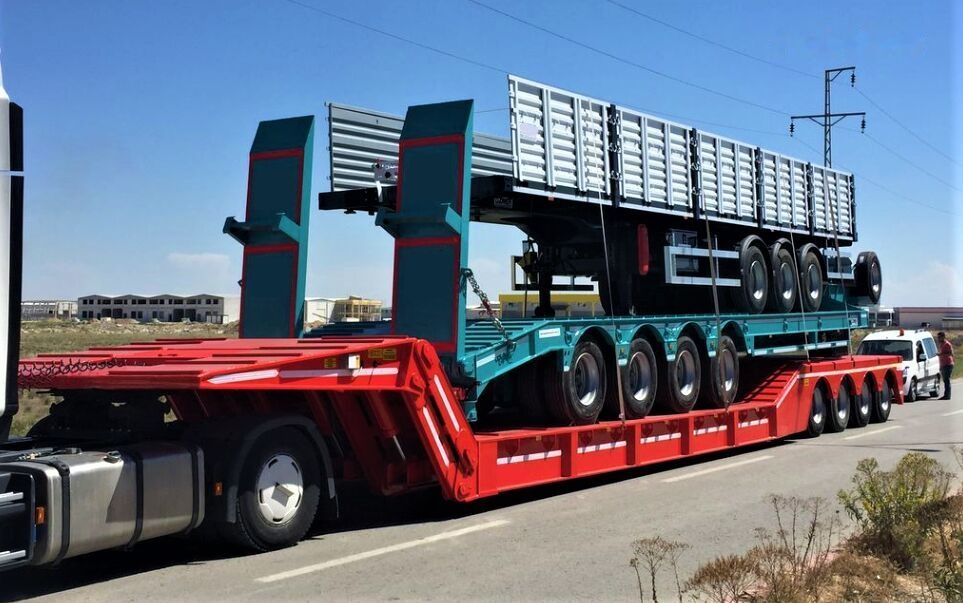 AME 100 Ton, Front Loading 4 Axle Lowbed Semi Trailer - Semi-remorque surbaissé: photos 5 AME 100 Ton, Front Loading 4 Axle Lowbed Semi Trailer - Semi-remorque surbaissé: photos 5