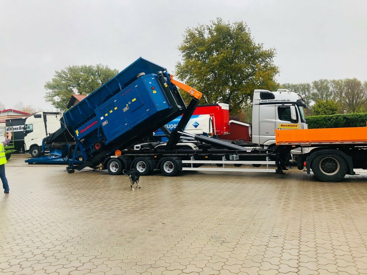 Auflieger Abrollkipper Hakenlift Hookliftloader - Semi-remorque porte-conteneur/ Caisse mobile: photos 5 Auflieger Abrollkipper Hakenlift Hookliftloader - Semi-remorque porte-conteneur/ Caisse mobile: photos 5