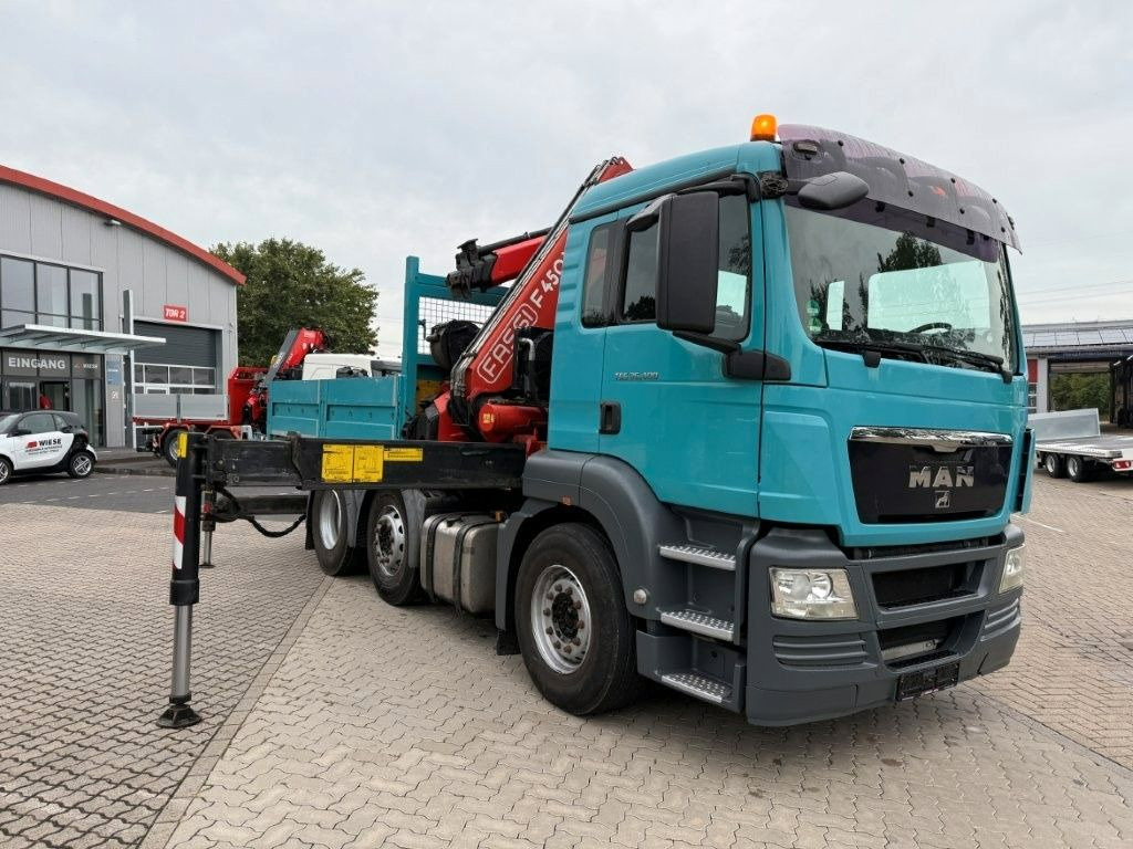 MAN TGS 26.400 6x2 Pritsche mit Fassi F450 Frontkran - Camion, Camion grue: photos 4 MAN TGS 26.400 6x2 Pritsche mit Fassi F450 Frontkran - Camion, Camion grue: photos 4