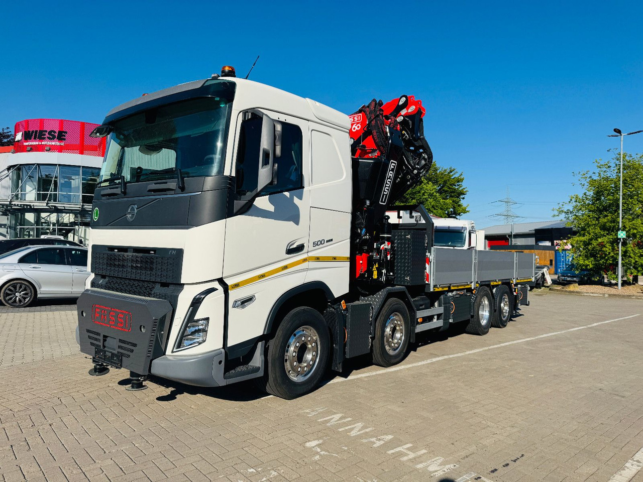 Volvo FH 500 8x2 mit F710RA.2.27 L426 und V20 Winde - Camion, Camion grue: photos 1 Volvo FH 500 8x2 mit F710RA.2.27 L426 und V20 Winde - Camion, Camion grue: photos 1