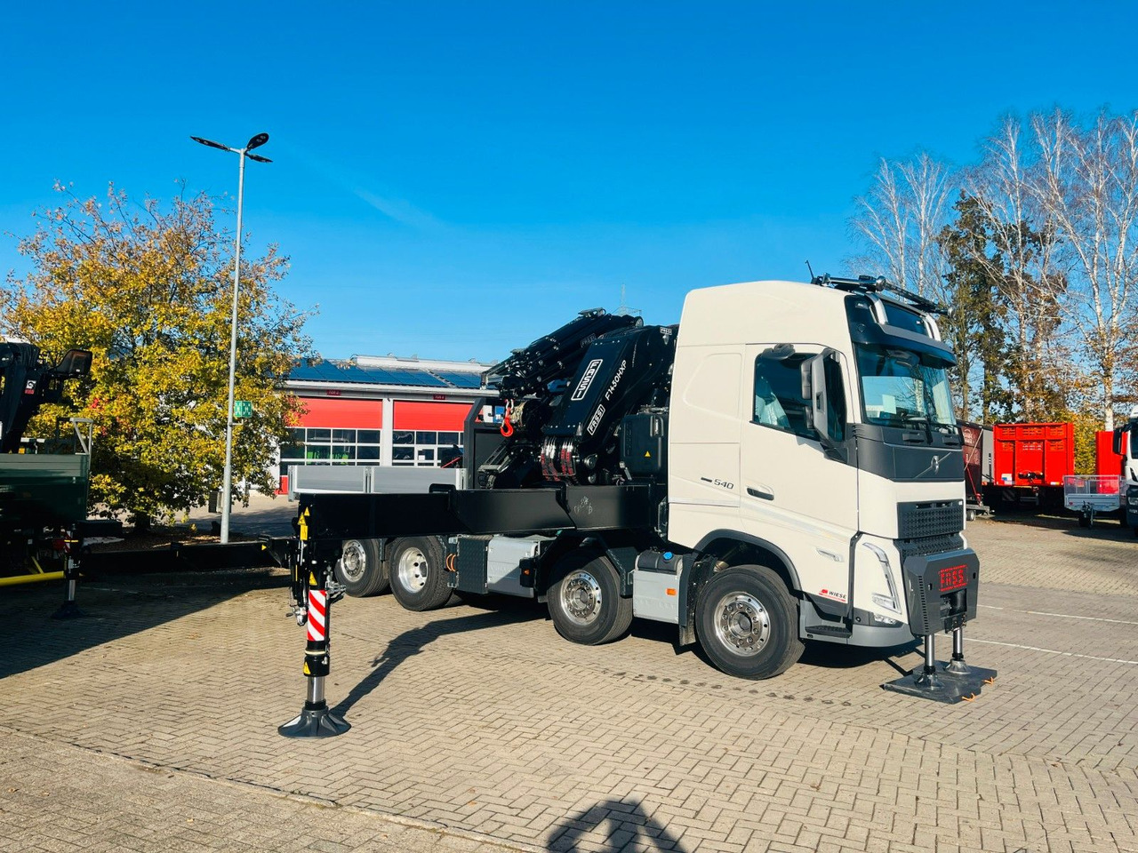 Volvo FH 540 SZM mit F1450 HXP Fly Jib + Winde - Camion, Camion grue: photos 1 Volvo FH 540 SZM mit F1450 HXP Fly Jib + Winde - Camion, Camion grue: photos 1