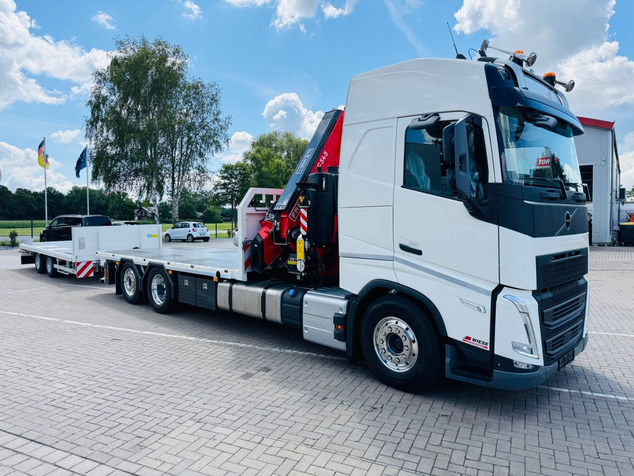 Volvo FH540 6x2 Containerpritsche mit F545RA.2.26 - Camion, Camion grue: photos 1 Volvo FH540 6x2 Containerpritsche mit F545RA.2.26 - Camion, Camion grue: photos 1