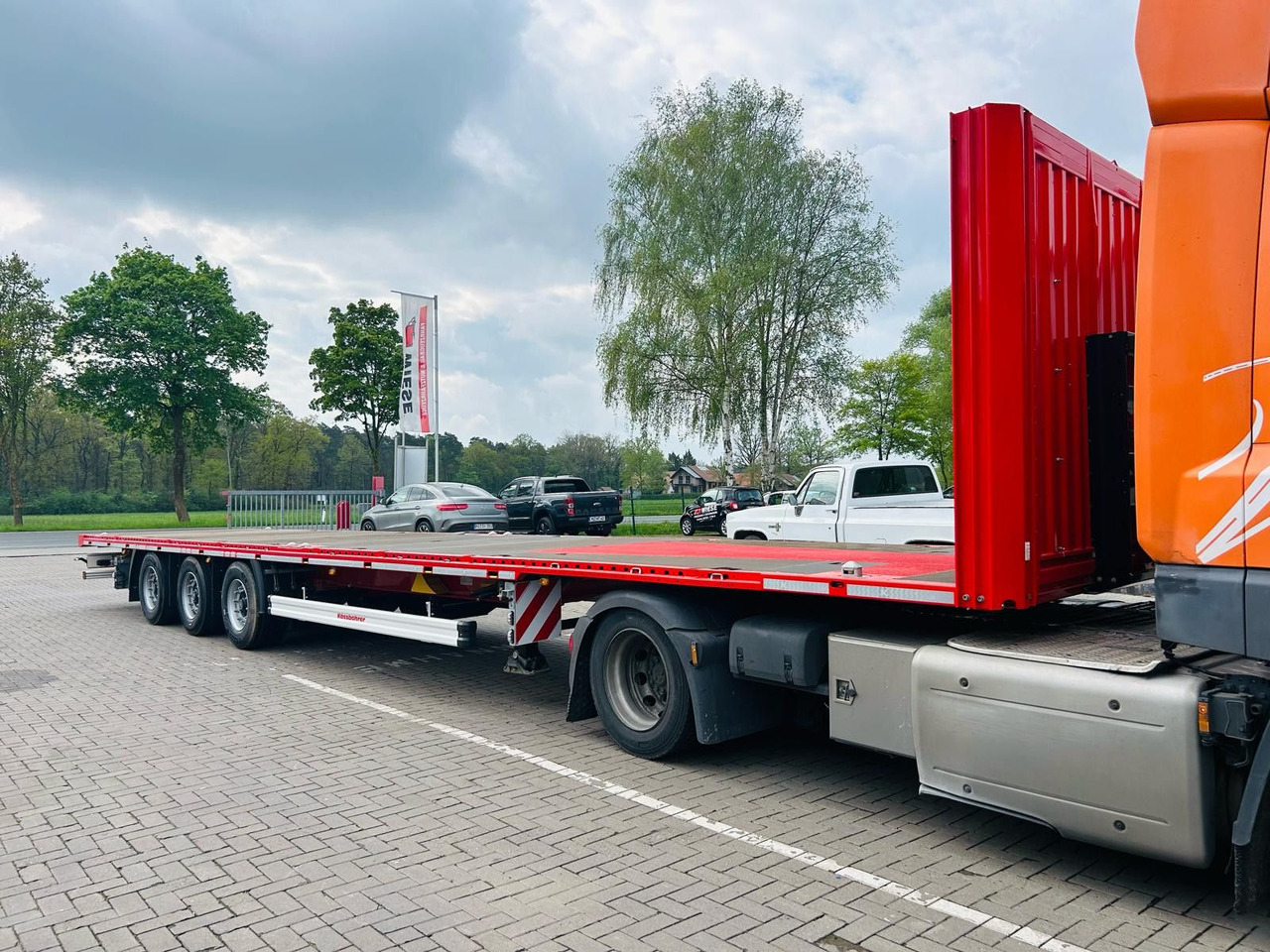 Kässbohrer K.SFS M Mega Plattform Auflieger Sofort Verfügba - Semi-remorque plateau: photos 2 Kässbohrer K.SFS M Mega Plattform Auflieger Sofort Verfügba - Semi-remorque plateau: photos 2