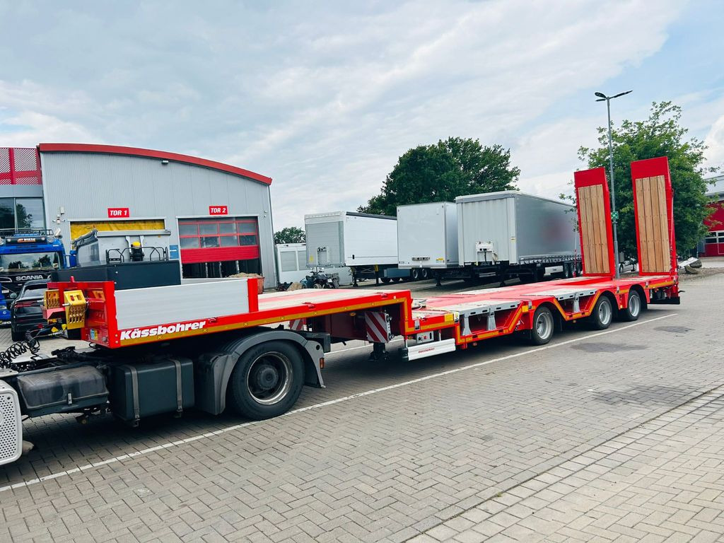 Kässbohrer KSLA RJ Mega Jumbo Tieflader mit Radmulden tele - Semi-remorque surbaissé: photos 3 Kässbohrer KSLA RJ Mega Jumbo Tieflader mit Radmulden tele - Semi-remorque surbaissé: photos 3