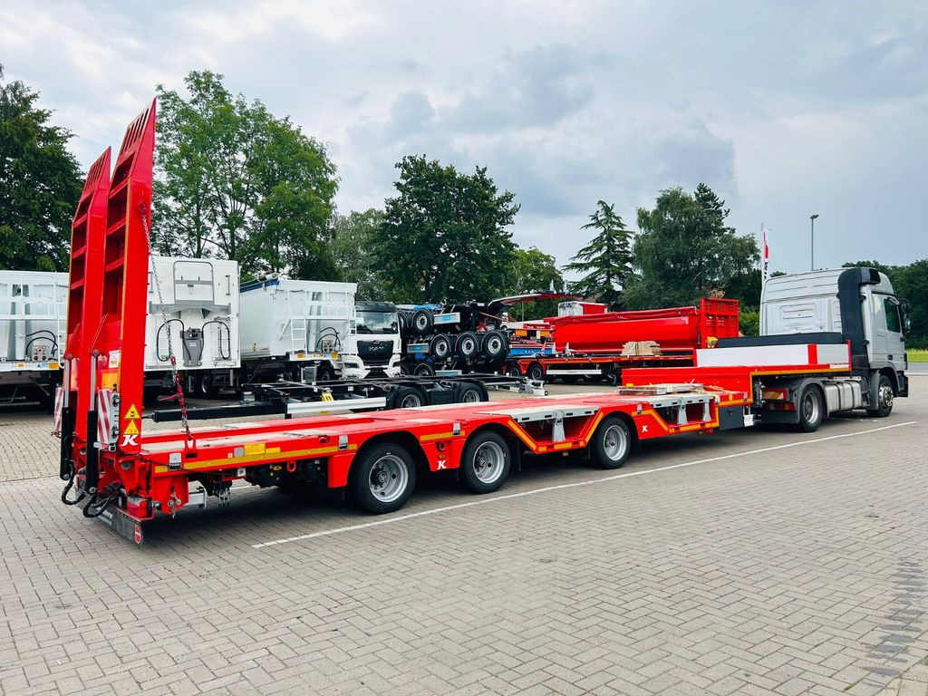Kässbohrer KSLA RJ Mega Jumbo Tieflader mit Radmulden tele - Semi-remorque surbaissé: photos 4 Kässbohrer KSLA RJ Mega Jumbo Tieflader mit Radmulden tele - Semi-remorque surbaissé: photos 4