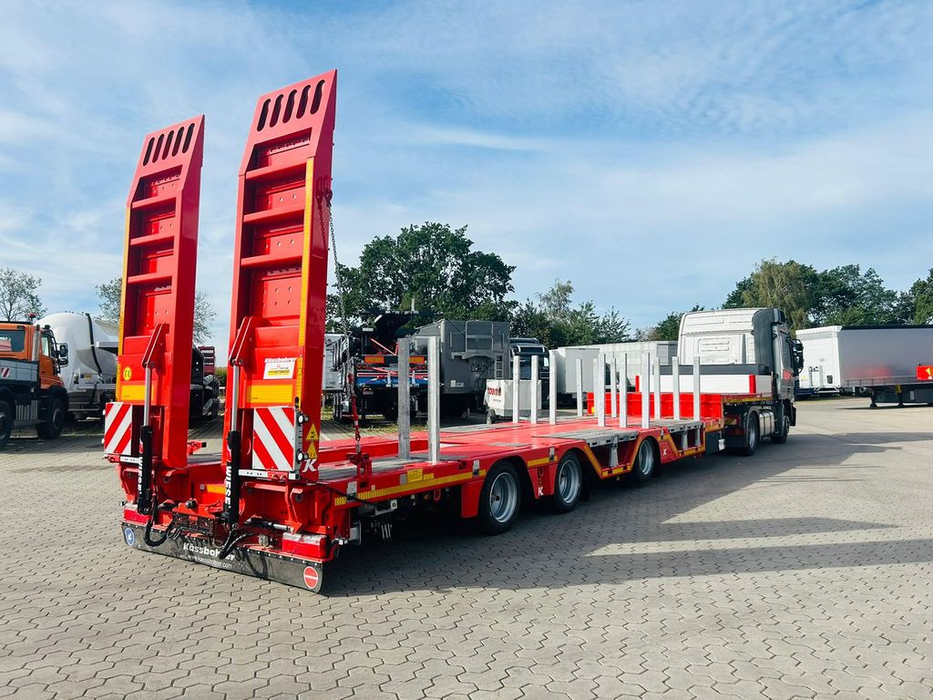 Kässbohrer KSLA RJ Mega Jumbo Tieflader mit Radmulden tele - Semi-remorque surbaissé: photos 2 Kässbohrer KSLA RJ Mega Jumbo Tieflader mit Radmulden tele - Semi-remorque surbaissé: photos 2