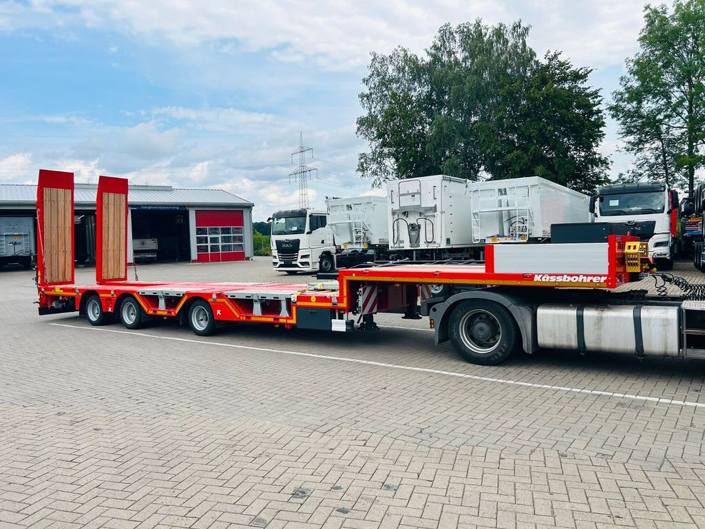 Kässbohrer KSLA RJ Mega Jumbo Tieflader mit Radmulden tele - Semi-remorque surbaissé: photos 2 Kässbohrer KSLA RJ Mega Jumbo Tieflader mit Radmulden tele - Semi-remorque surbaissé: photos 2