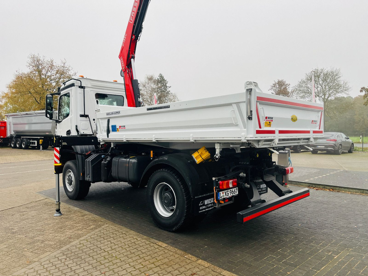 Mercedes-Benz Arocs 1835 4x4 Meiller Fassi F135 Kran Kipper - Camion benne, Camion grue: photos 4 Mercedes-Benz Arocs 1835 4x4 Meiller Fassi F135 Kran Kipper - Camion benne, Camion grue: photos 4