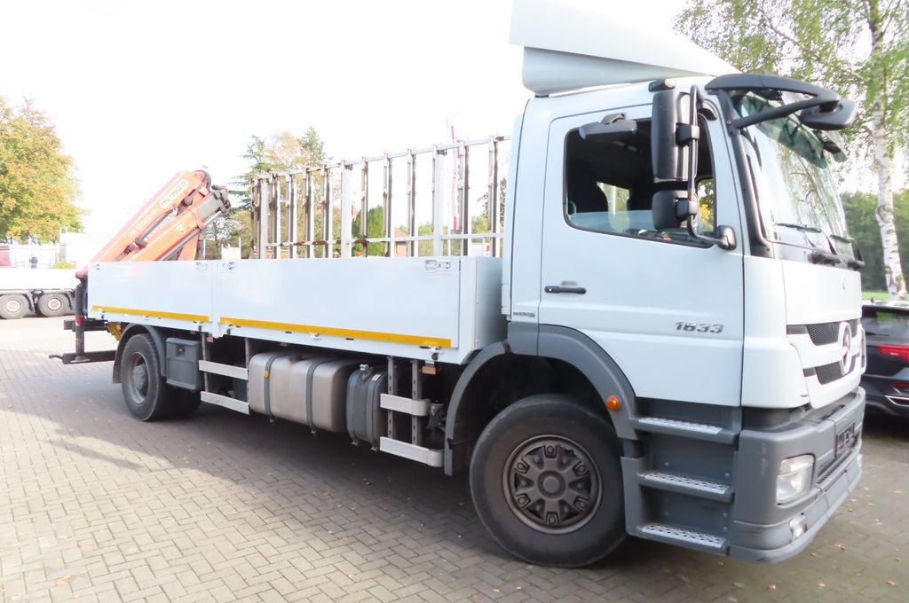 Mercedes-Benz Axor 1833 L - Glastransporter Kran Palfinger - Camion plateau, Camion grue: photos 4 Mercedes-Benz Axor 1833 L - Glastransporter Kran Palfinger - Camion plateau, Camion grue: photos 4