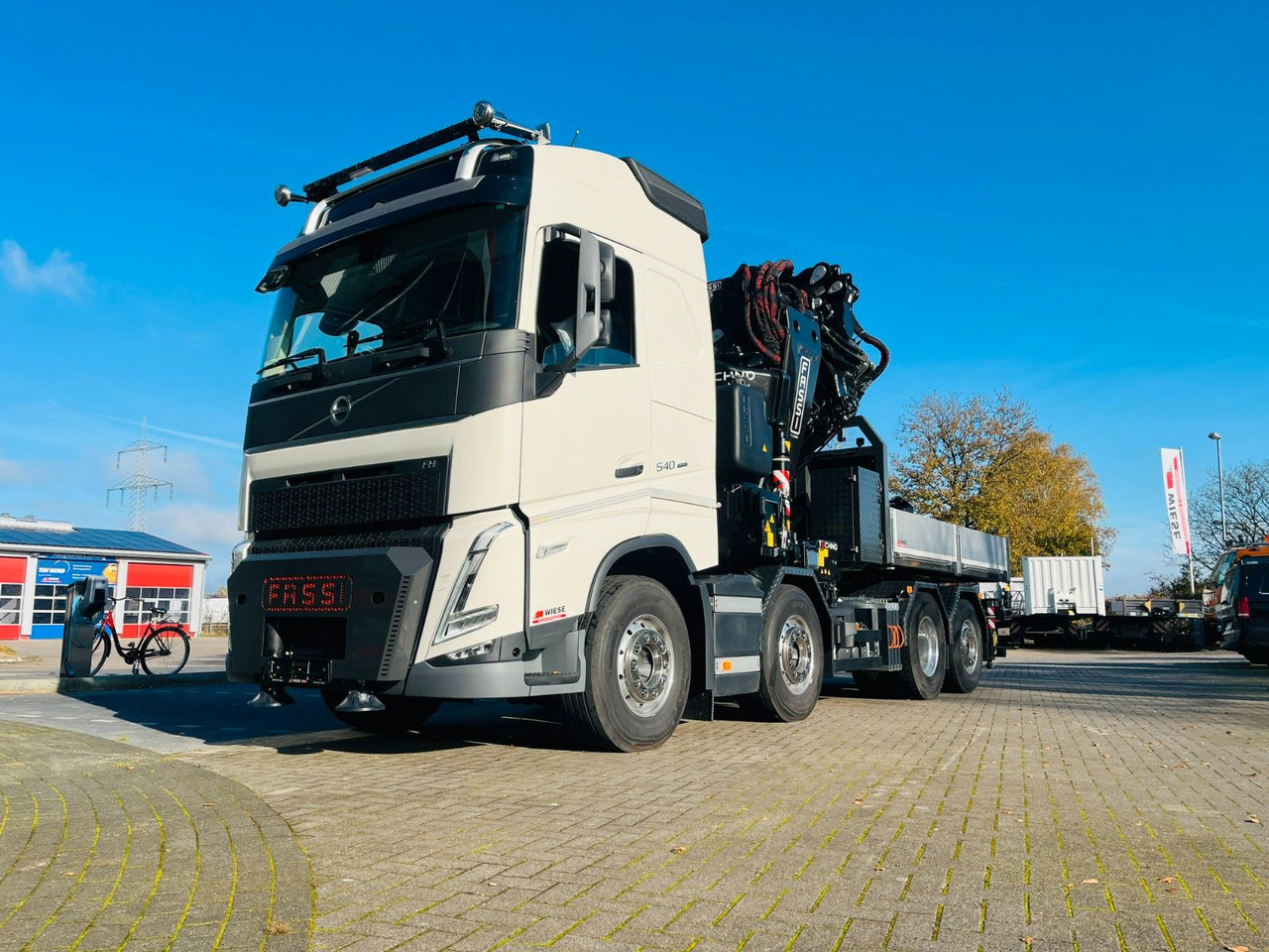 Volvo FH 540 SZM mit F1450 HXP Fly Jib + Winde - Camion plateau, Camion grue: photos 5 Volvo FH 540 SZM mit F1450 HXP Fly Jib + Winde - Camion plateau, Camion grue: photos 5